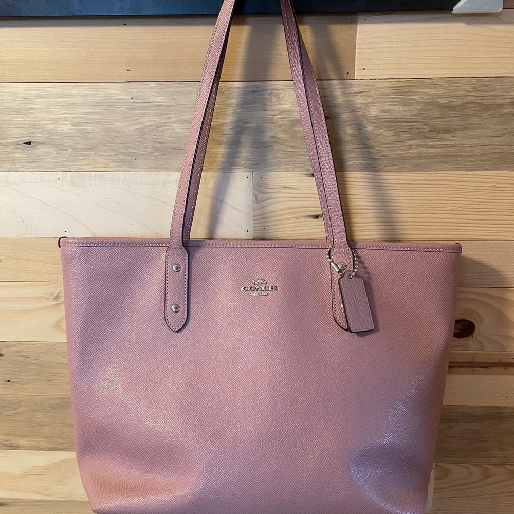 Coach Dusty Rose Pink Tote Bag